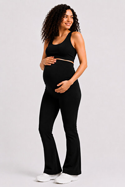 Tria Body Maternity Spanish Leggings – Adjustable Waist, Stretchy and Lightwe...