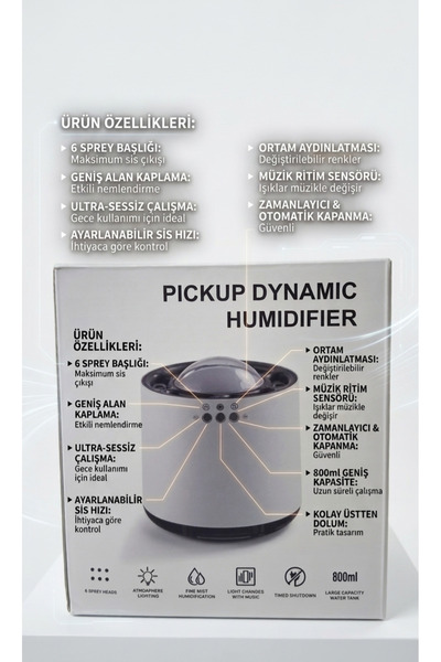 Blic PIckup Dynamic Humidifer Hava Temizleyici Sensörlü