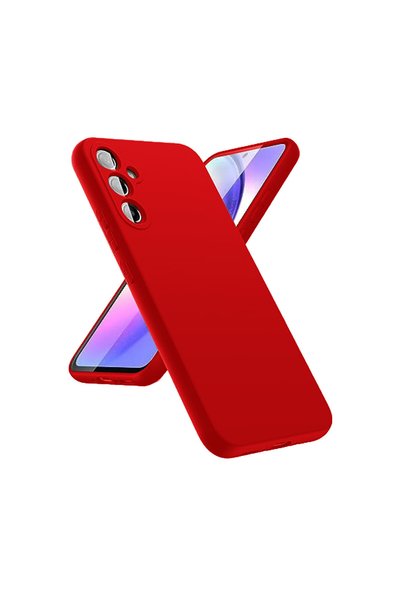TakÇalıştır Samsung Galaxy A24 4g Compatible Case First Silicone - Red