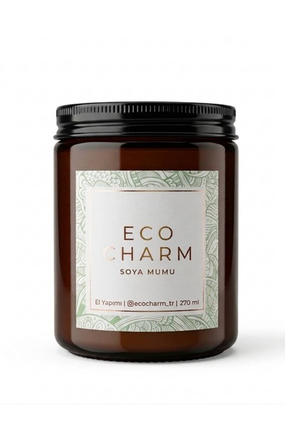 EcoCharm Amber Cam Kavanozda Soya Mumu