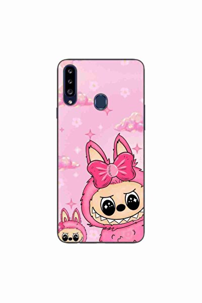 OEM Husa compatibila cu Samsung Galaxy A20S Silicon Gel Tpu Model Labubu Pink...