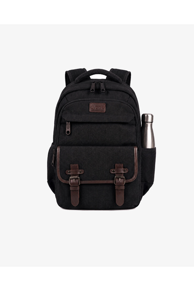 Alone Canvas Backpack with Laptop Compartment |   School, City and Nature |  ...