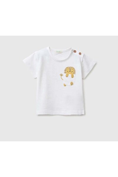 United Colors of Benetton United colors of benetton 100% cotton lion embroide...