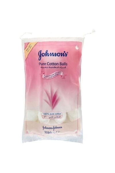 J & J JS Cotton Balls 50Pcs