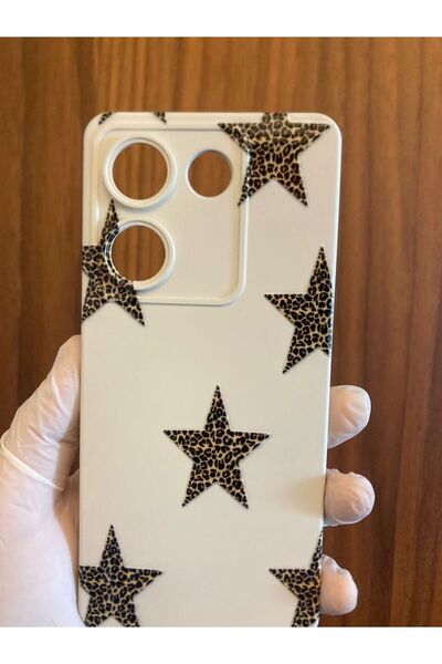 Newon Tecno Camon 20 Pro 4g Leopard Star Printed Velvet Silicone Phone Case C...