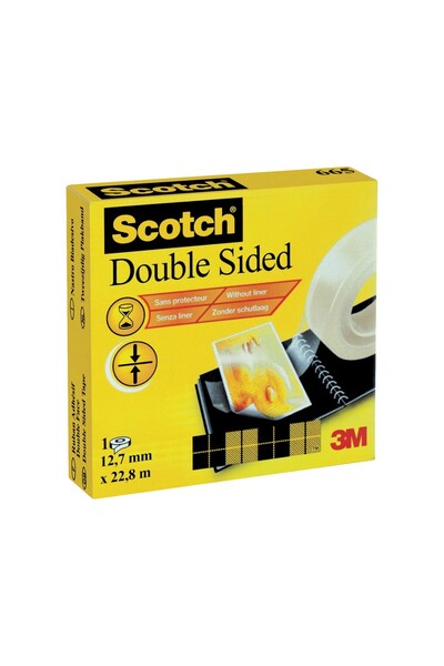 Scotch Двустранна залепваща лента 12.7 мм x 22.8 м 3M
