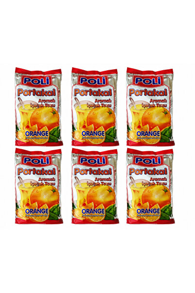POLI Portakal Aromalı Içecek Tozu 300 GR x 6 ADET
