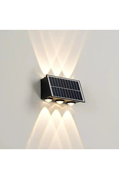 luminastar Aplică LED de exterior cu panou solar, 1.6W, lumină caldă