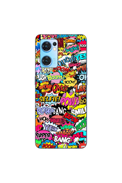 OEM Husa compatibila cu Oppo Reno 7 5G Silicon Gel Tpu Model Pop Art Pow Wow ...