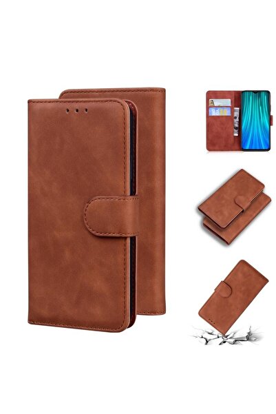 sscase Skin Feel Θήκη Πορτοφόλι Brown (Xiaomi Redmi Note 8 Pro)