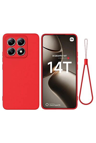 sscase Solid Color Θήκη Σιλικόνης Red (Xiaomi 14T 5G)