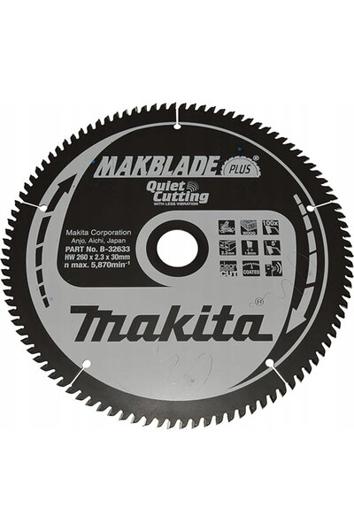 Makita Disc de fierДѓstrДѓu pentru lemn, 165x20 mm, 24 dinИ›i B-32910