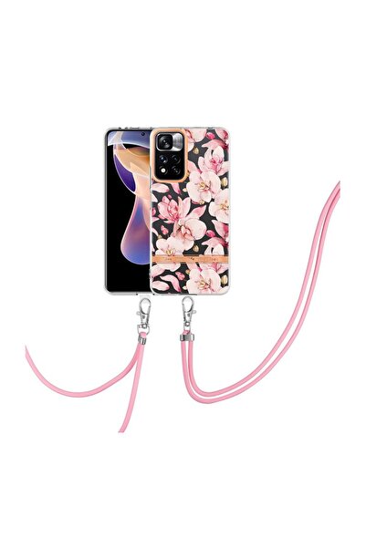 sscase Flowers Series θήκη με Λουράκι Pink Gardenia (Xiaomi Redmi Note 11 Pro...