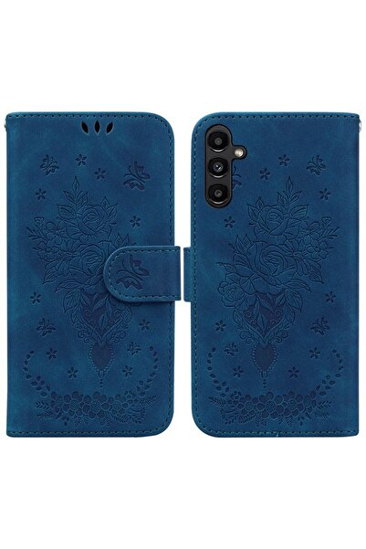 sscase Butterfly Rose Θήκη Πορτοφόλι Blue (Samsung Galaxy A25 5G)