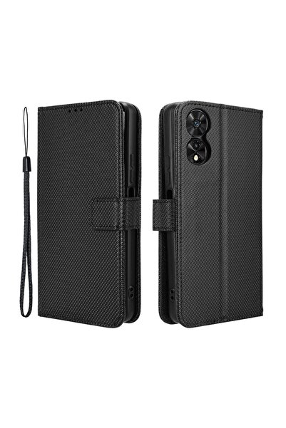 sscase Diamond Texture Θήκη Πορτοφόλι Black (TCL 50 SE)