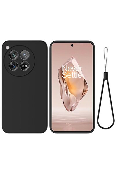 sscase Solid Color Θήκη Σιλικόνης Black (OnePlus 12R 5G)