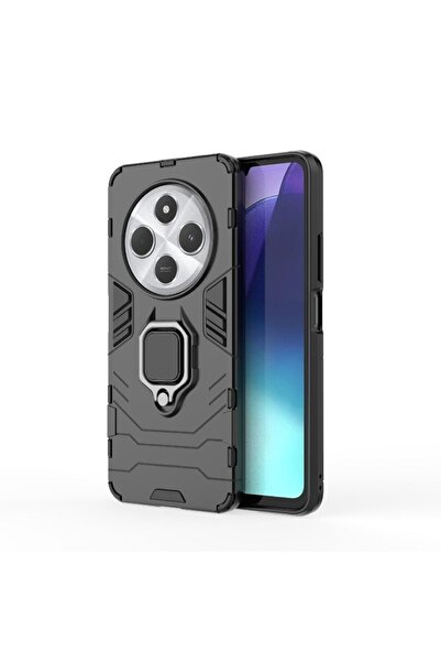 sscase Magnetic Ring Σκληρή Θήκη με Δαχτυλίδι Black (Xiaomi Redmi 14C 4G/Poco...