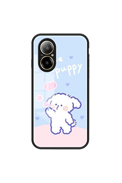 sscase Cartoon Θήκη Σιλικόνης με Τζάμι Bubble Dog (Realme C67 4G)