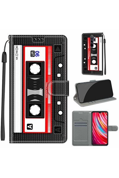 sscase Coloured Drawing Θήκη Πορτοφόλι Black Tape (Xiaomi Redmi Note 8 Pro)