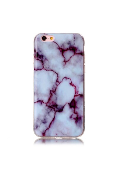 sscase Marble Θήκη Σιλικόνης Light Blue (Apple iPhone 6s/6)
