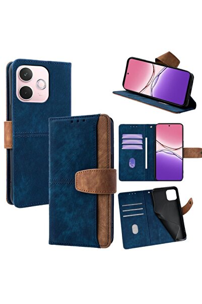 sscase Dual Color Θήκη Πορτοφόλι Blue (Oppo A5 Pro 4G/5G)