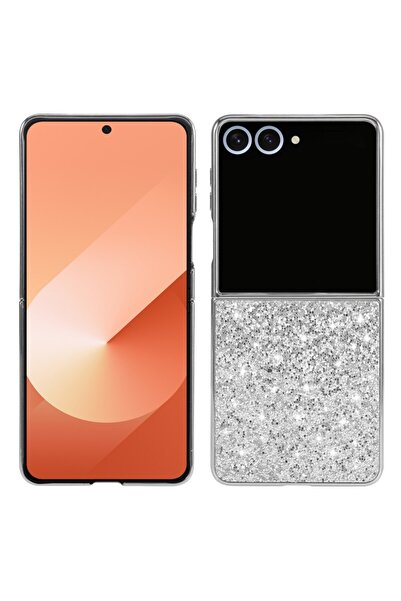 sscase Sparkling Glitter Σκληρή Θήκη Silver (Samsung Galaxy Z Flip7 5G)