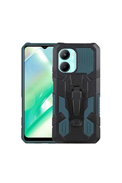 sscase Armor Warrior Σκληρή Θήκη με Στήριγμα Army Green (Realme C33)