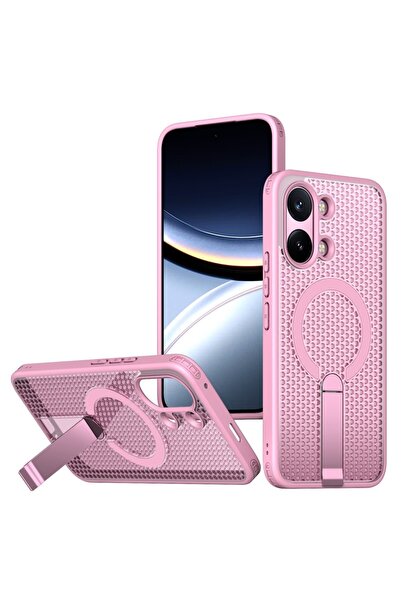 sscase Grid Magsafe Σκληρή Θήκη με Stand Pink (Xiaomi Poco X8 Pro Max 5G)
