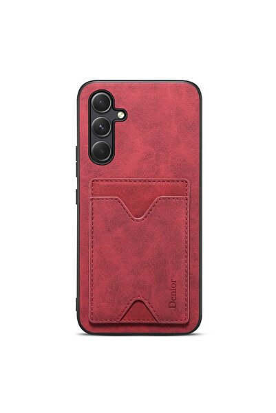 sscase DENIOR Σκληρή Θήκη με Πορτοφόλι Red (Samsung Galaxy A25 5G)