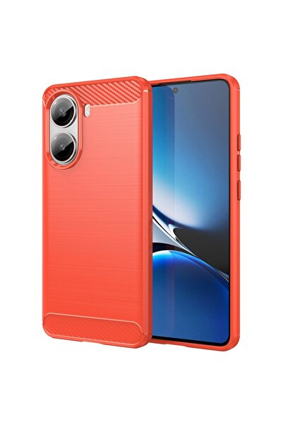 sscase Carbon Fiber Θήκη Σιλικόνης Red (Xiaomi Poco X7 Pro 5G)