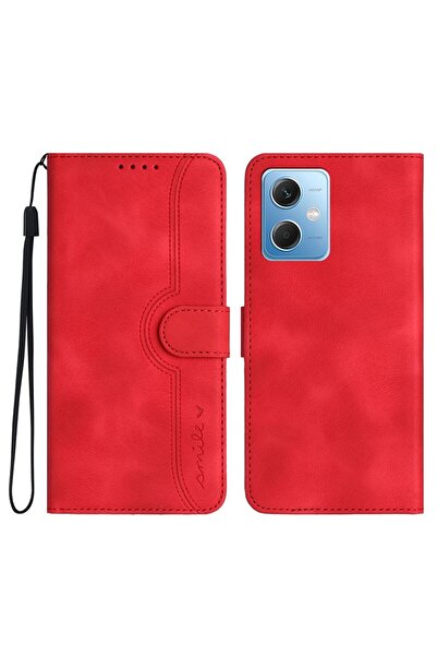 sscase Heart Skin Feel Θήκη Πορτοφόλι Red (Xiaomi Redmi Note 12 Pro Plus)