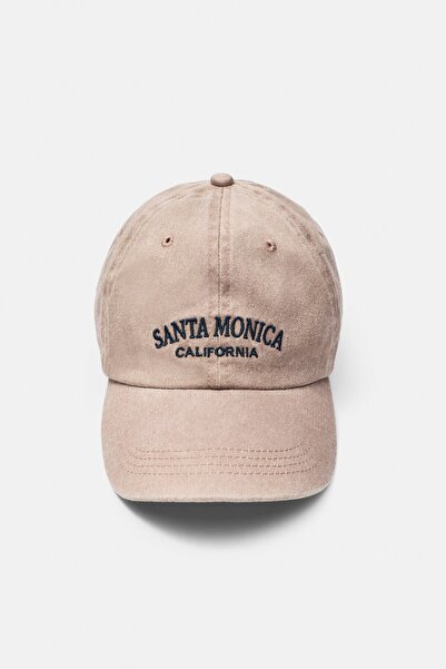 Pull & Bear Santa Monica grafik şapka