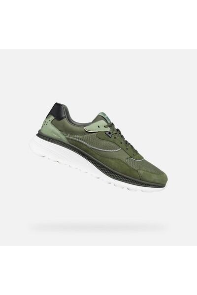 Geox Khaki pánské tenisky Spherica Actif X1