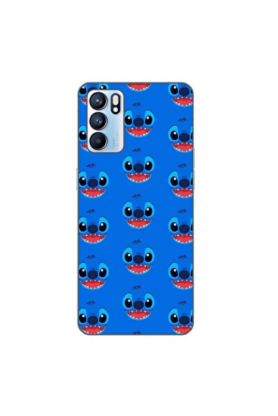 OEM Husa compatibila cu Oppo Reno6 5G Silicon Gel Tpu Model Stitch Face Pattern