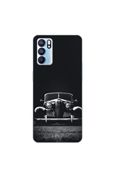 OEM Case compatible with Oppo Reno6 5G Silicon Gel Tpu Model Old Car