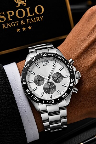 S.POLO Gift Steel Cord Men's Wristwatch Father's Day Gift Valentine's Day Gift