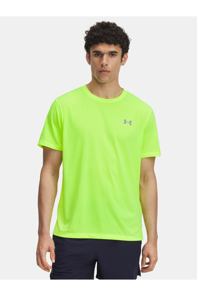 Under Armour Pánské tričko UA LAUNCH SHORTSLEEVE-YLW