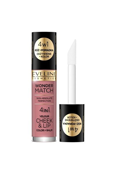Eveline Cosmetics , Wonder Match 4in1, Lip & Cheek Balm 2-In-1, 02, 4.5 ml