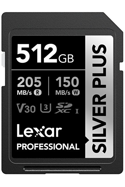 Lexar Profesional SILVER Plus 1066x LSDSIPL512G-BNNNG 512GB SDXC UHS-I U3 A2 V30