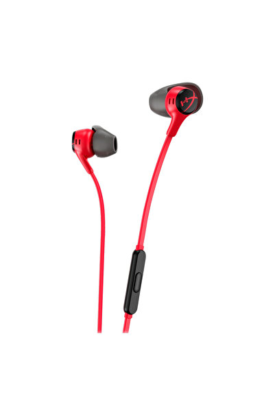 HyperX Cloud Earbuds II In-Ear Gaming Headset, Microphone, Multiplatform, Red