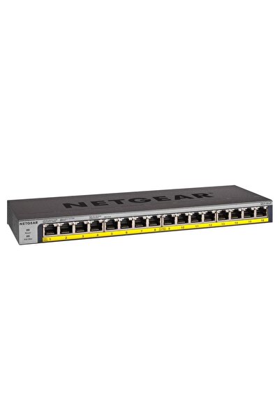 NETGEAR Switch ProSAFE GS116LP, POE+ 76W, ProSAFE Lifetime Protection