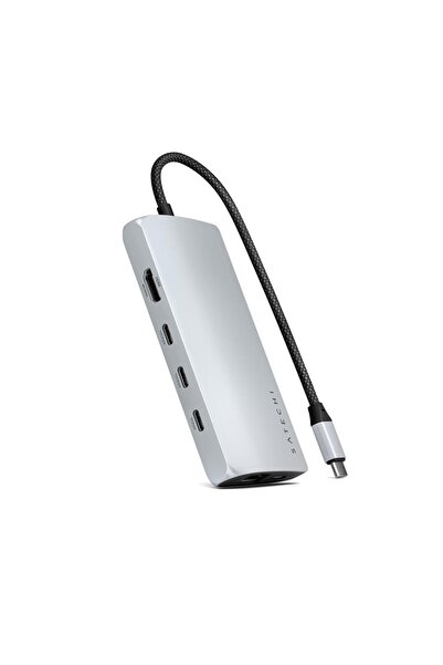 Satechi Hub USB Multiport ST-P8KES, USB-C PD 100 W, 5x USB Type-C, HDMI 8K, E...