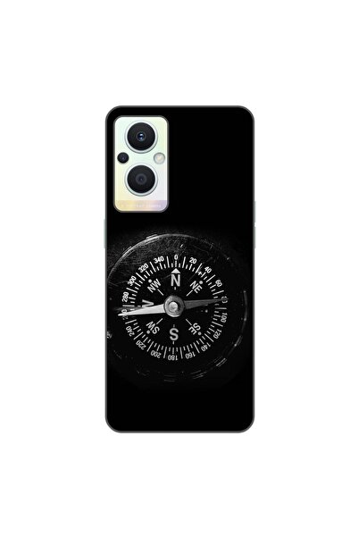 OEM Калъф за Oppo Reno7 Lite от силиконов гел TPU с винтидж компасен десен