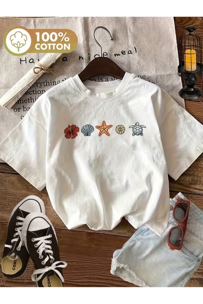 puolikuu Tricou unisex cu croială confortabilă, cu panglică și imprimeu dublu