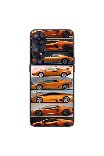 OEM Husa compatibila cu Oppo Reno8 T 4G Silicon Gel Tpu Model Masini Lamborghini