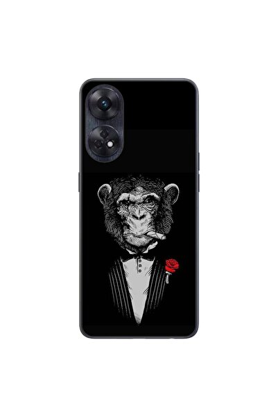 OEM Husa compatibila cu Oppo Reno8 T 4G Silicon Gel Tpu Model Cigar Monkey
