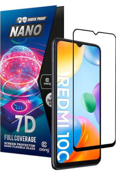 Crong Sticlă securizată integrală (Redmi 10C)