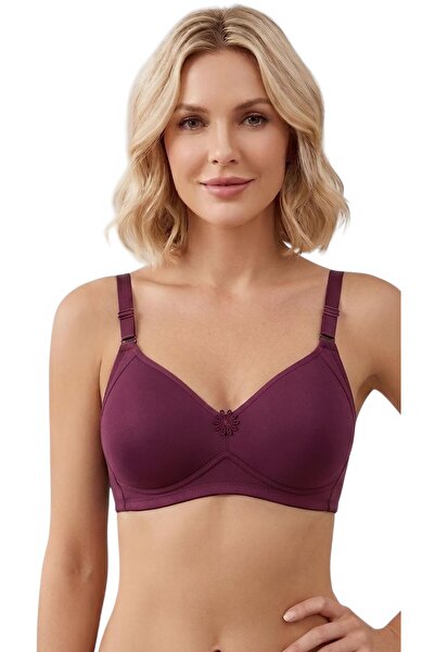 Ebru Magic Supportless Cup Gathering (Minimizer) Silicone Bra Without Underwi...