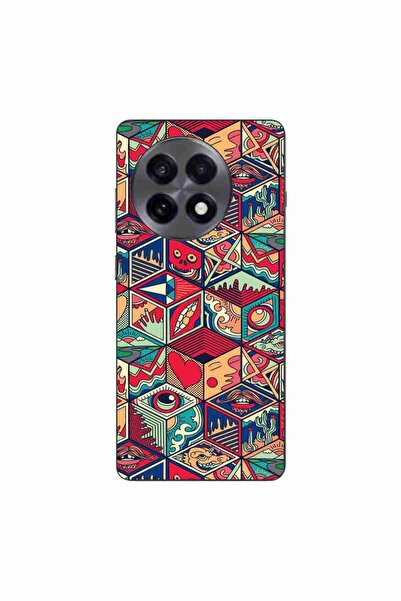 OEM Θήκη συμβατή με OnePlus 13R από σιλικόνη gel TPU με γεωμετρικό σχέδιο Pop...