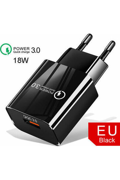 Lamtech Φορτιστής Χωρίς Καλώδιο με Θύρα USB-A 18W Γρήγορη Φόρτιση 3.0 Μαύρο (...